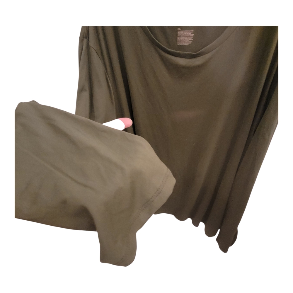 NWT All in Motion Forest Green Long Sleeve Tee - Picture 3 of 7